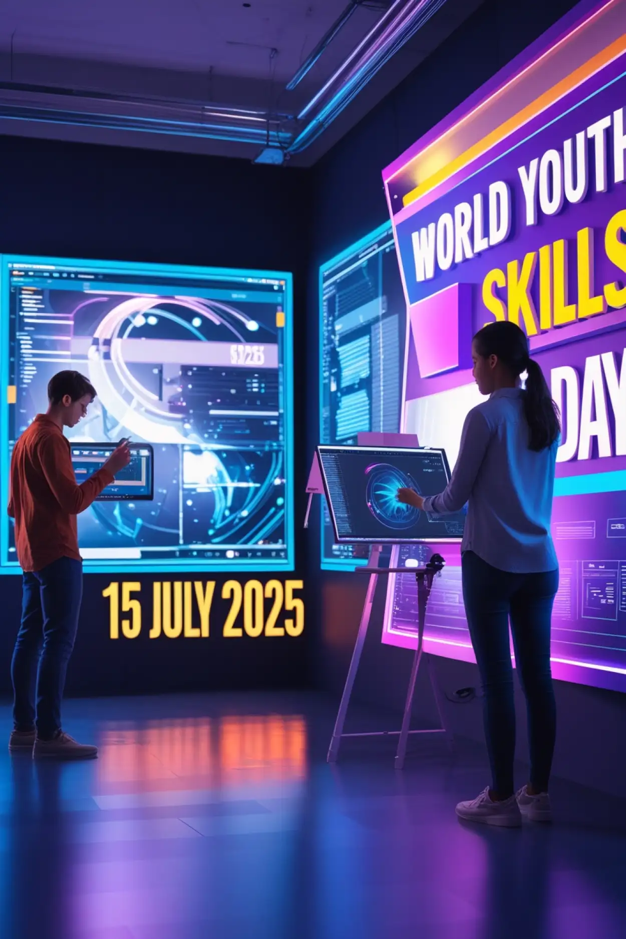 15 July Youth Skills Day Banner For Institutions - Royalty Free World Youth Skills Day Image | Pngmagic Free Download 15 July Youth Skills Day Banner For Institutions - High Quality World Youth Skills Day Background