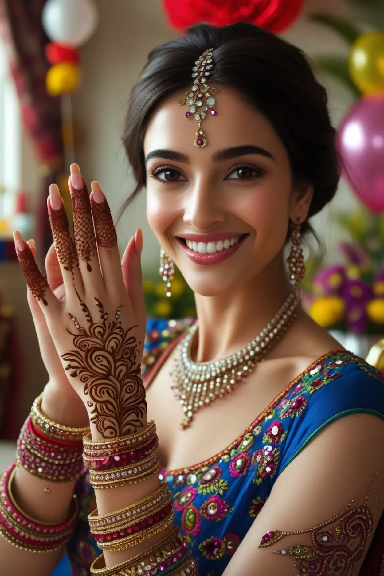2025 hariyali teej mehndi design latest