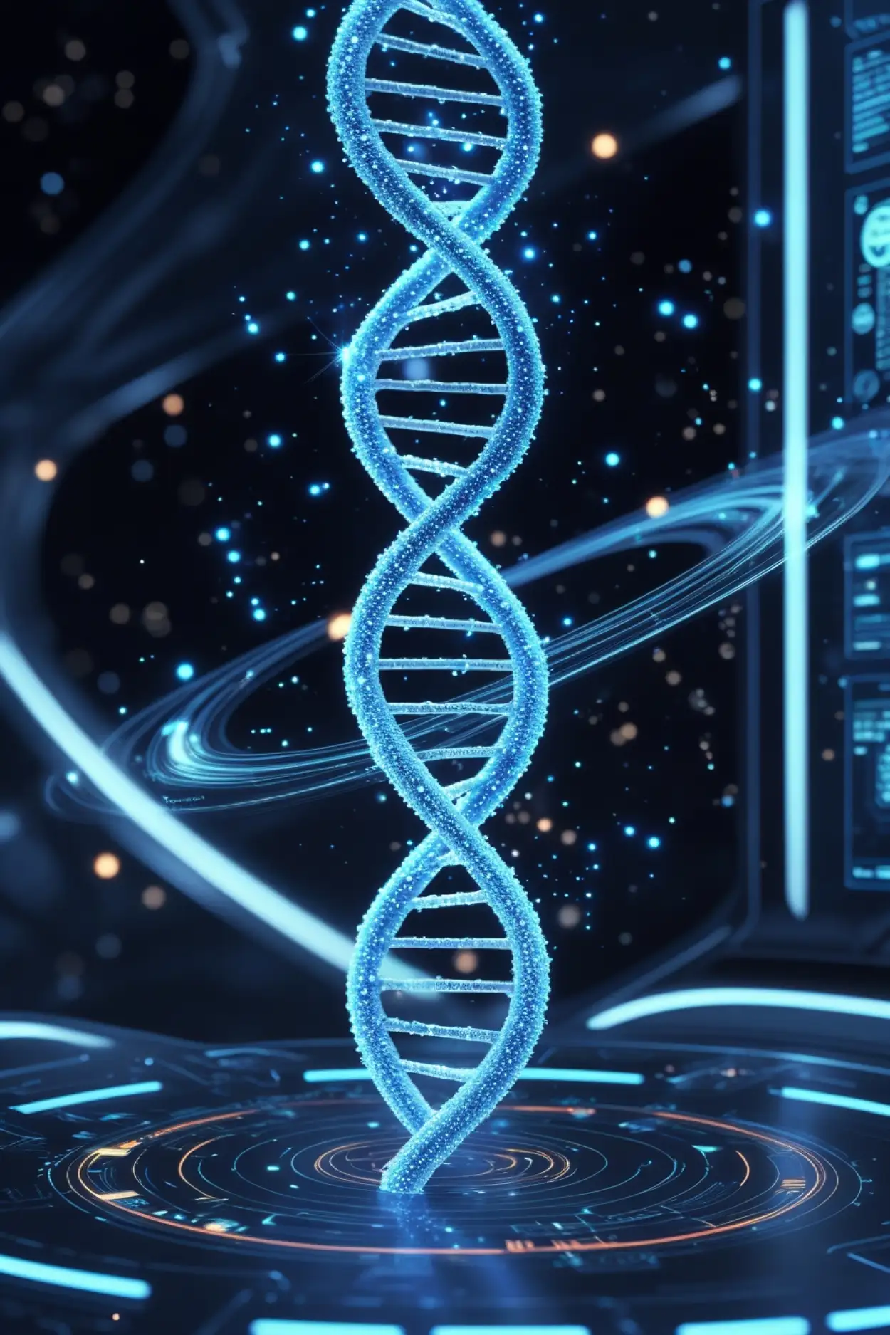 3D digital tech background image