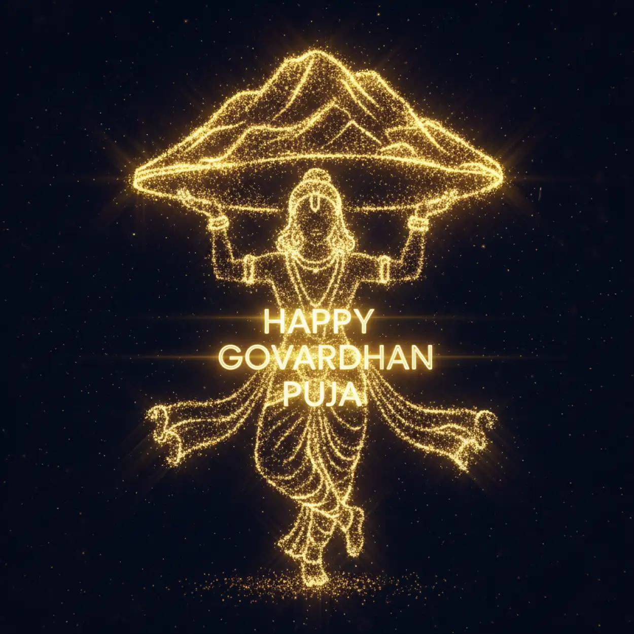 3d Happy Govardhan Puja Text Art With Glowing Diya Lights - Royalty Free Happy Govardhan Puja Image | Pngmagic Free Download 3d Happy Govardhan Puja Text Art With Glowing Diya Lights - High Quality Happy Govardhan Puja Background