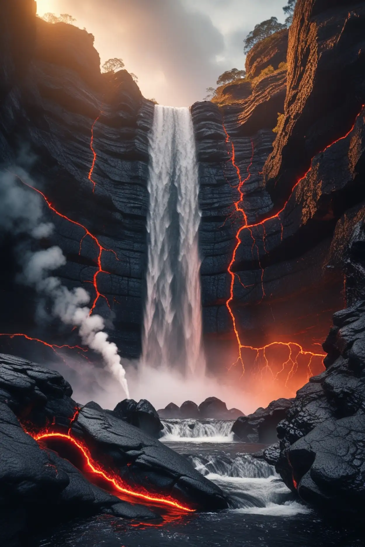 Free Download 4K Waterfall Background For Mobile - High Quality Waterfall Background Background