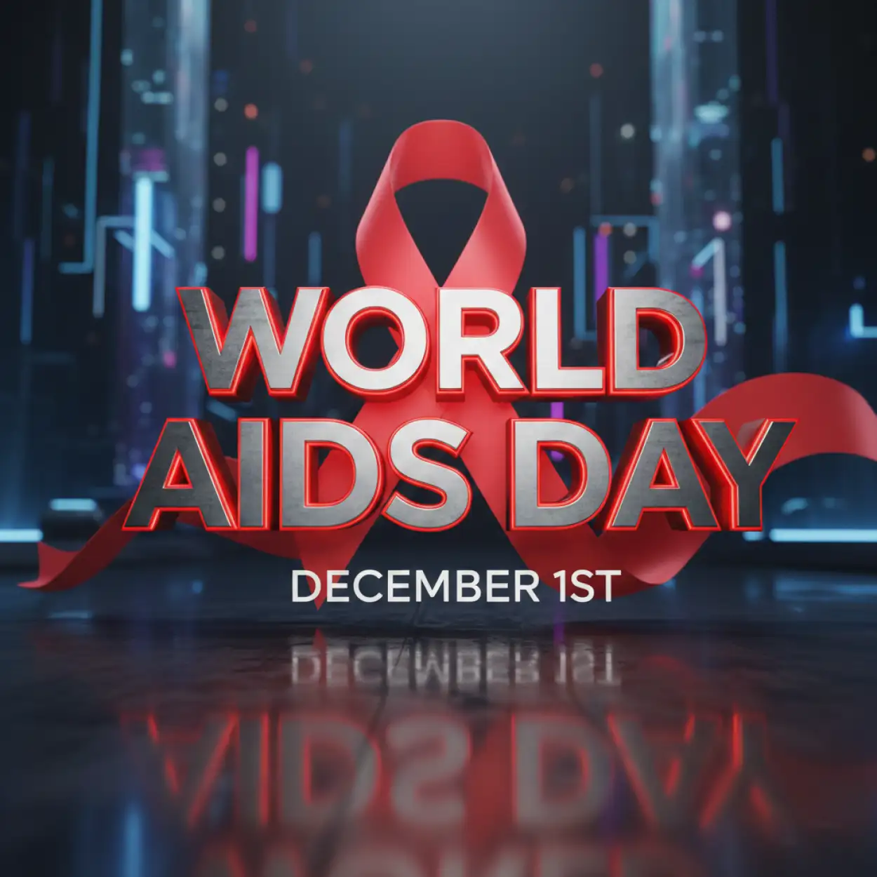 Free Download World AIDS Day Best Messages For WhatsApp Status - High Quality World AIDS Day Background