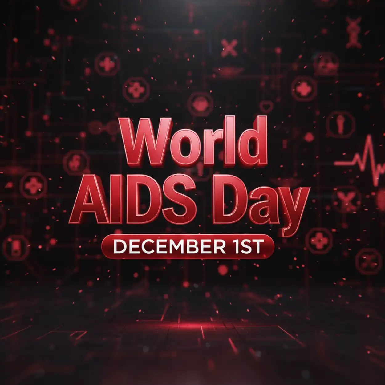 Free Download World AIDS Day Messages For Social Media - High Quality World AIDS Day Background