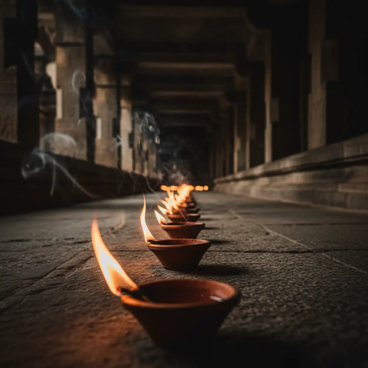 abstract diwali bokeh light background hd