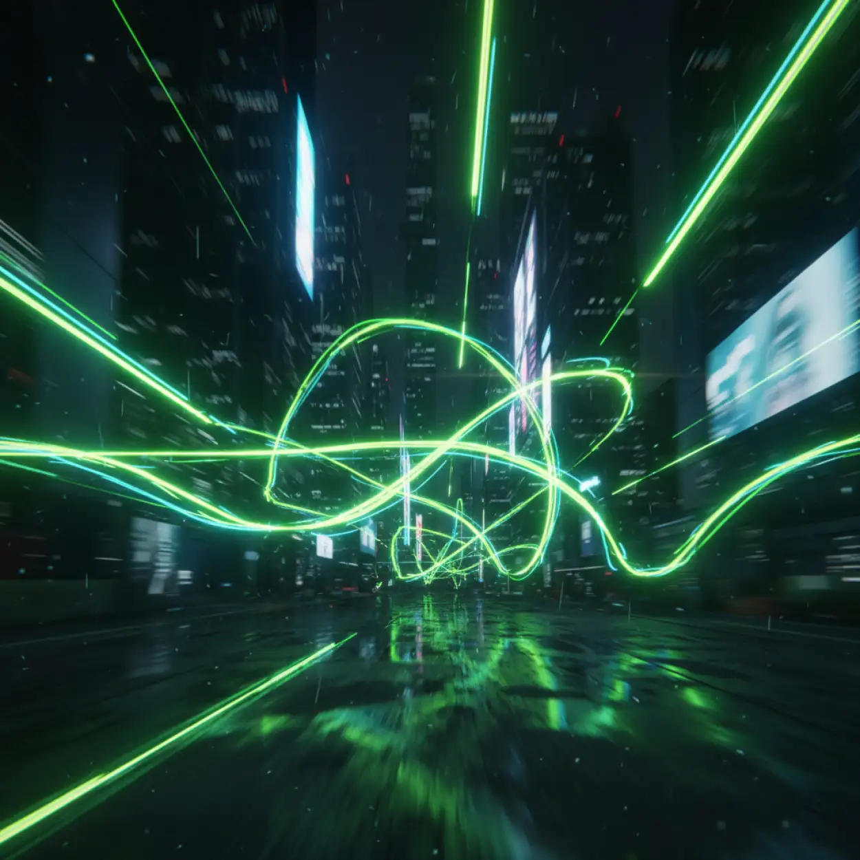 abstract green youtube thumbnail background