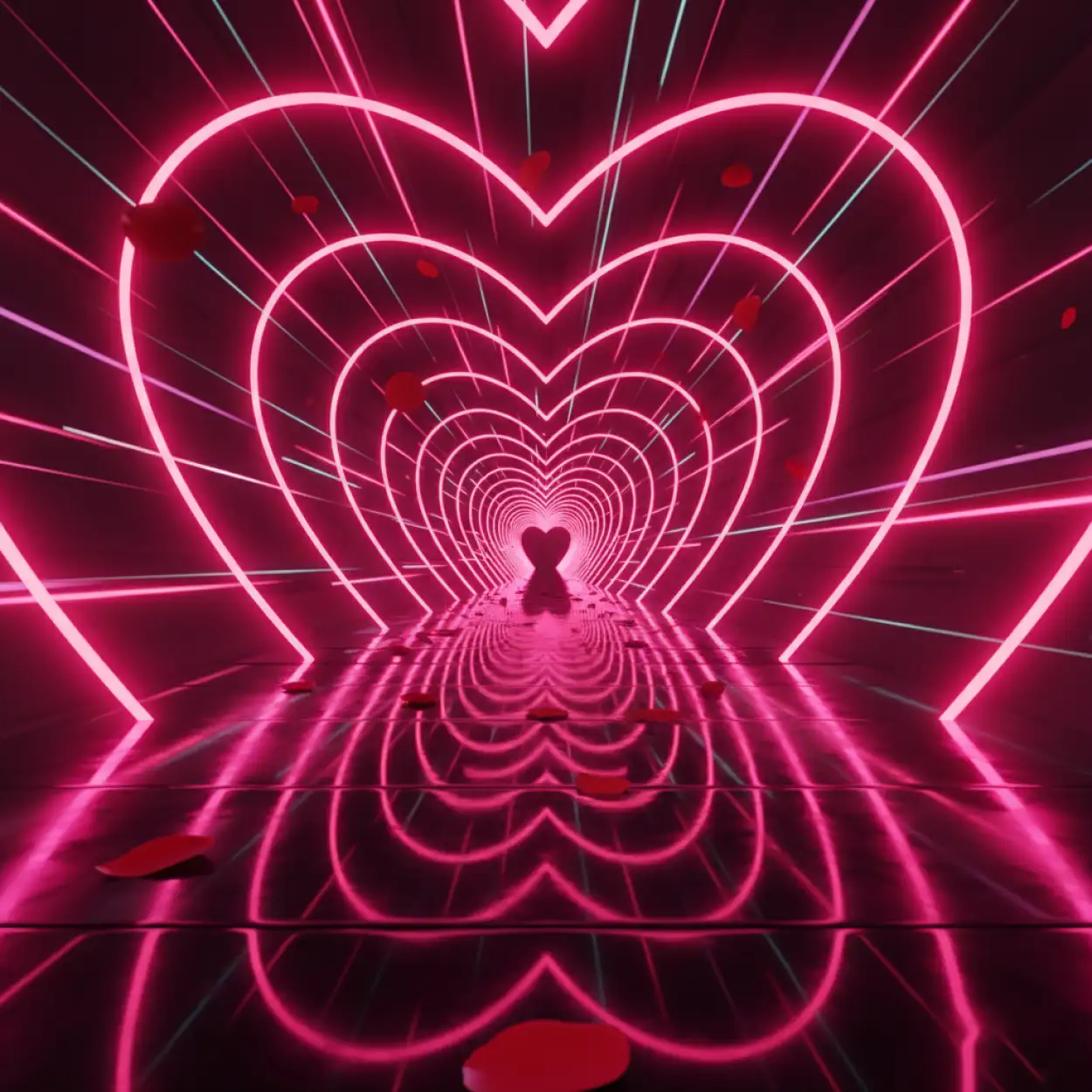 abstract happy valentines day background design