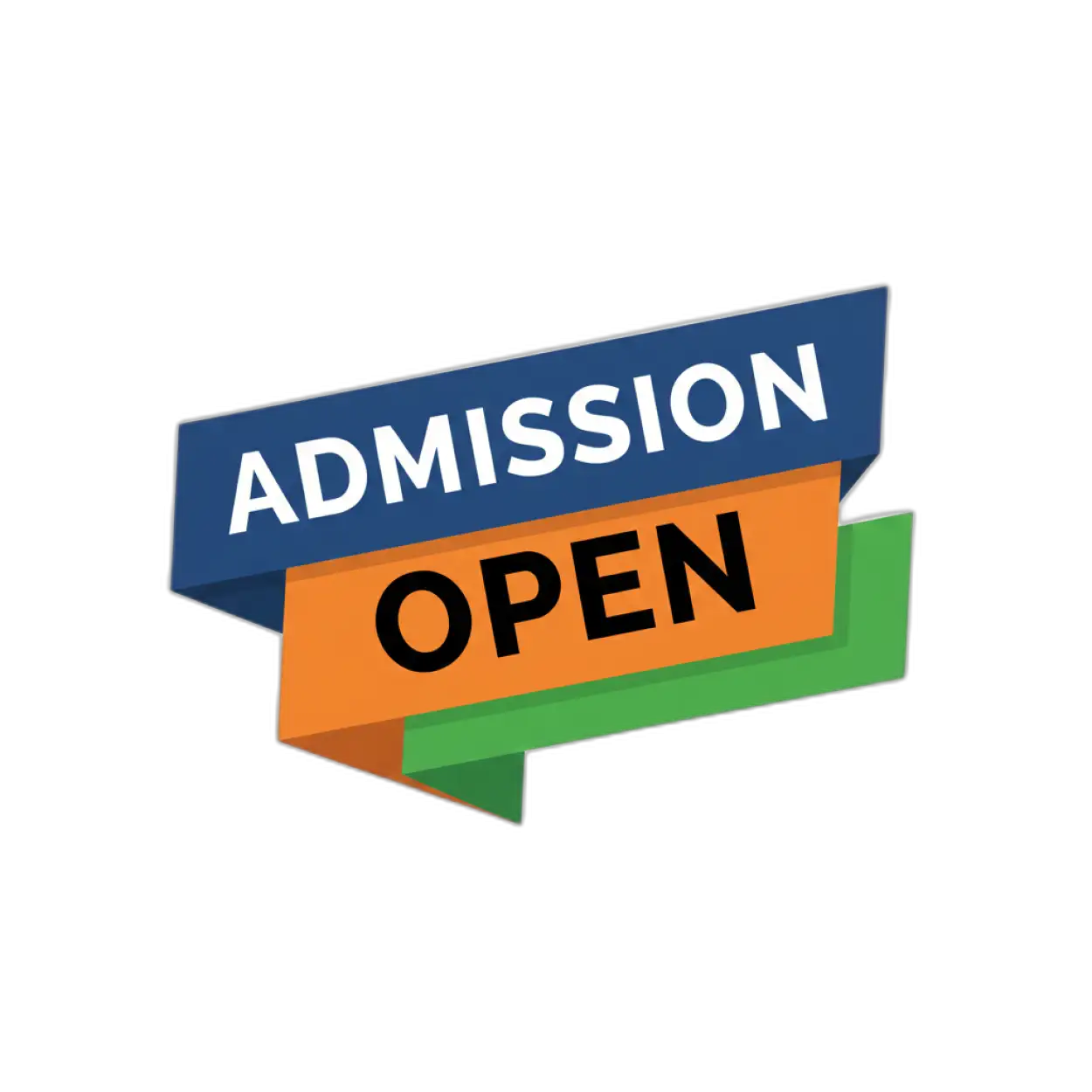 Free Download Admission Open Sticker Png - High Quality Admission Open Png PNG Image