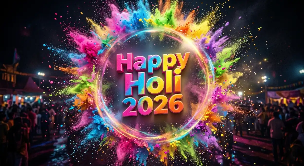 Free Download Advance Happy Holi Wishes 2026 Message For Loved Ones - High Quality Happy Holi Wishes 2026 Image