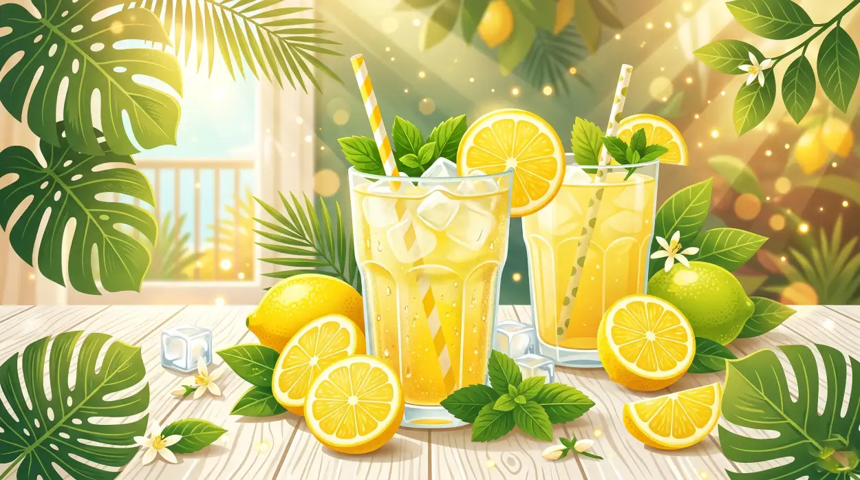 Free Download Aesthetic Lemon Summer Wallpaper Background - High Quality Summer Aesthetic Wallpaper Background Image