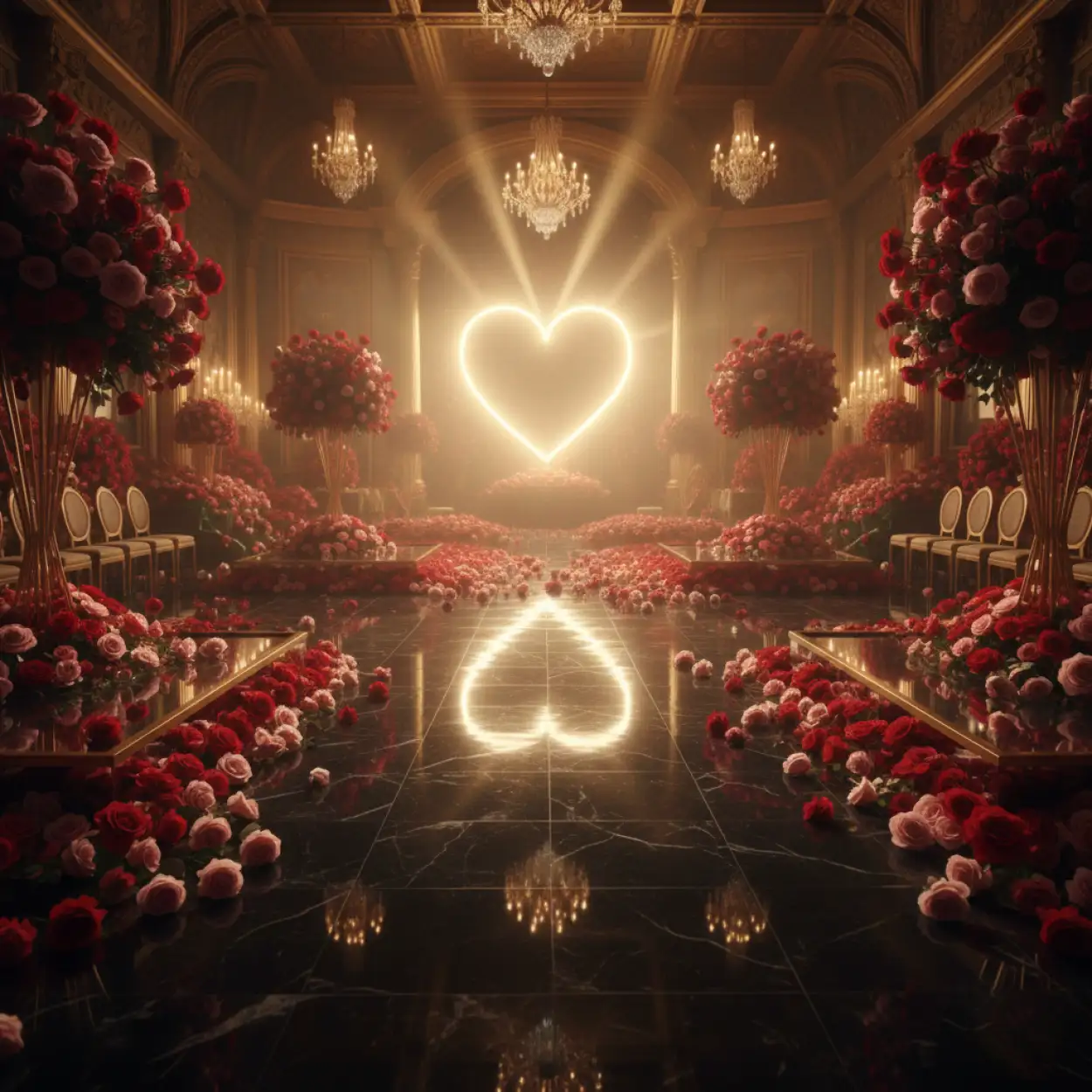 aesthetic love background for valentines day