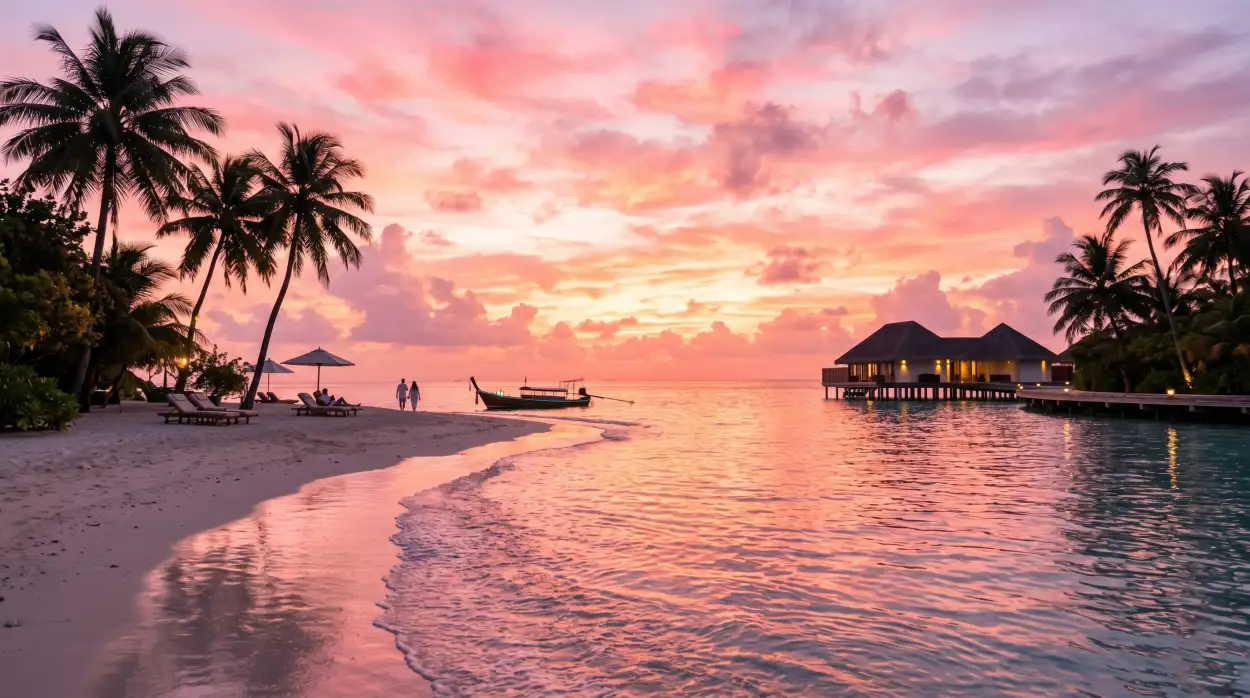 Free Download Aesthetic Summer Wallpaper Pink Sunset Theme - High Quality Summer Aesthetic Wallpaper Image