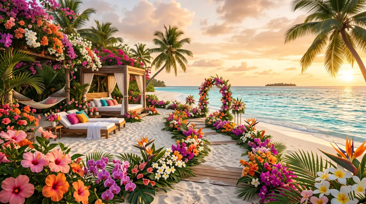 Free Download Aesthetic Summer Wallpaper With Floral Vibes - High Quality Summer Aesthetic Wallpaper Image
