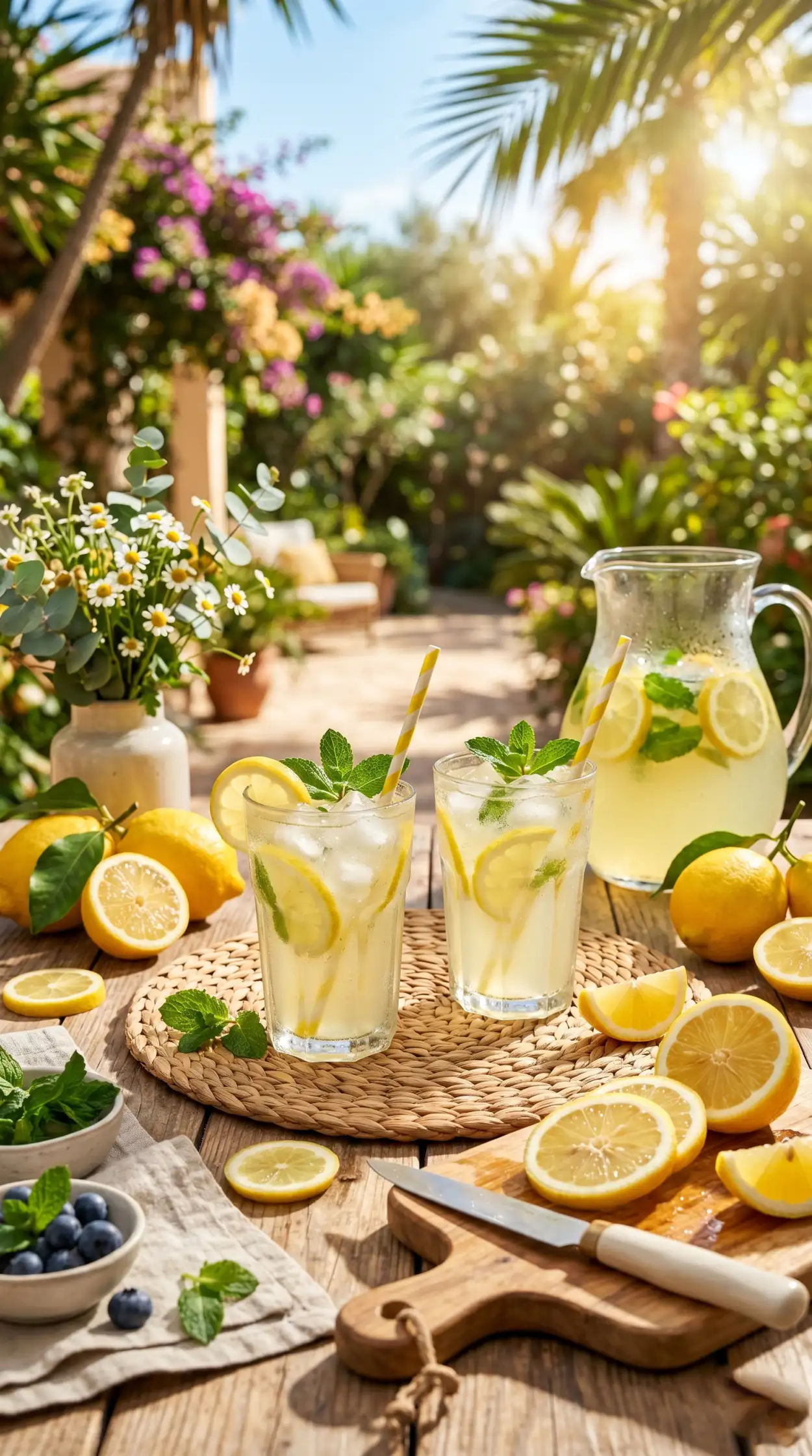 Free Download Aesthetic Summer Wallpaper With Lemonade Vibes - High Quality Summer Aesthetic Wallpaper Image
