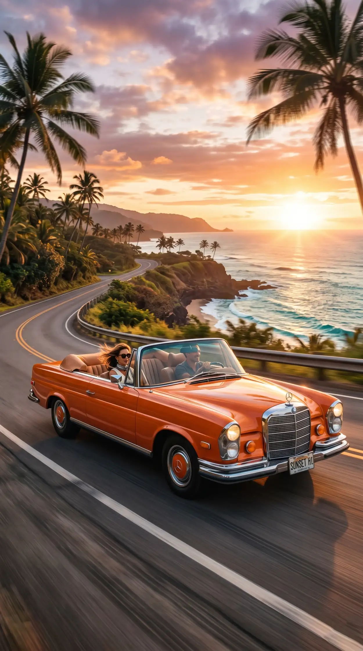 Free Download Aesthetic Summer Wallpaper With Orange Sky - High Quality Summer Aesthetic Wallpaper Image