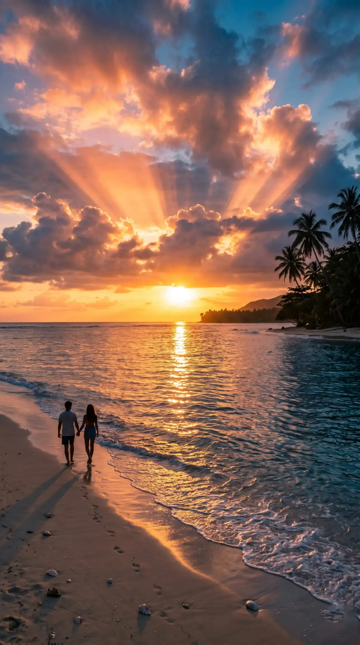 Free Download Aesthetic Summer Wallpaper With Sunset Sky - High Quality Summer Aesthetic Wallpaper Image