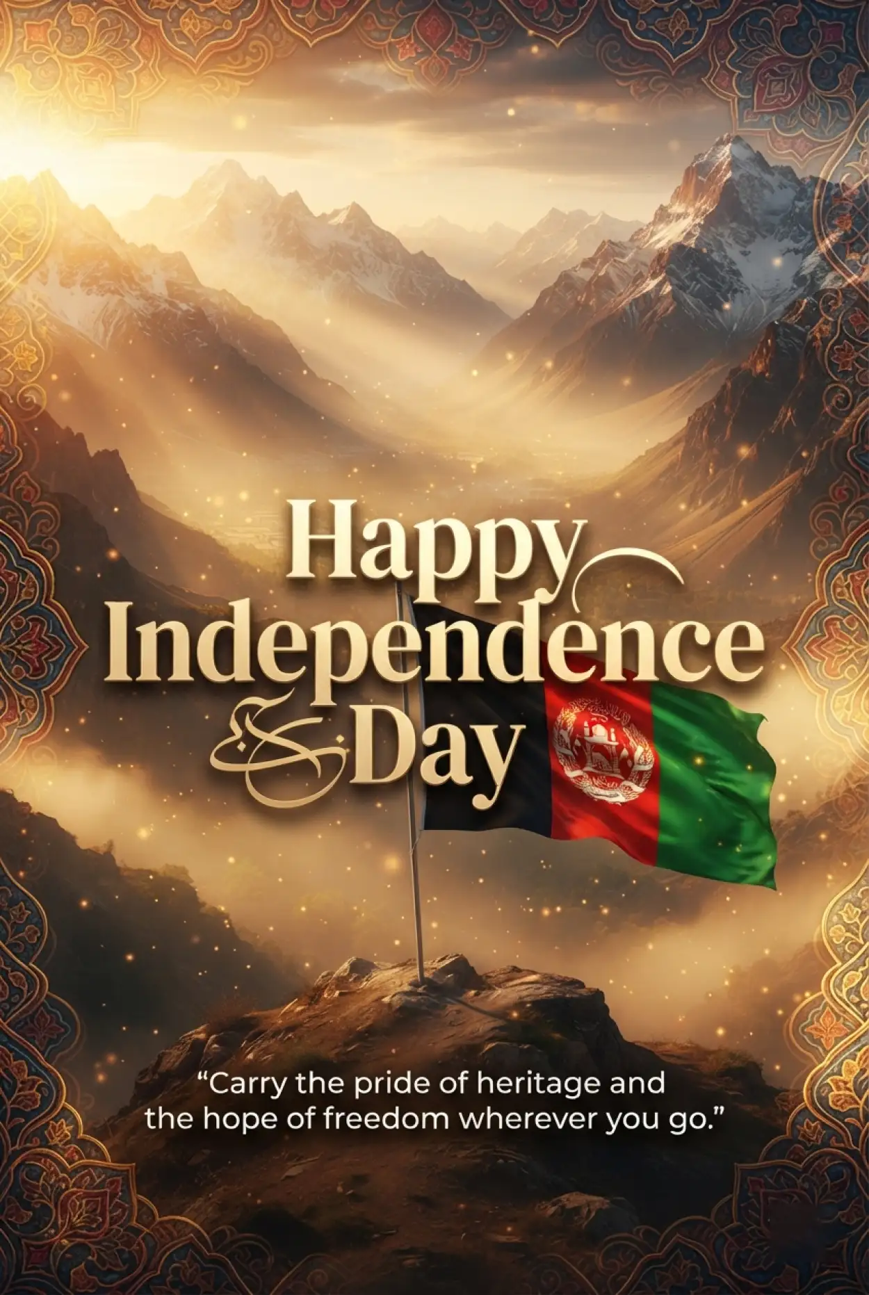 Free Download Afghan Independence Day 2026 3d Poster - High Quality Afghan Independence Day 2026 Image