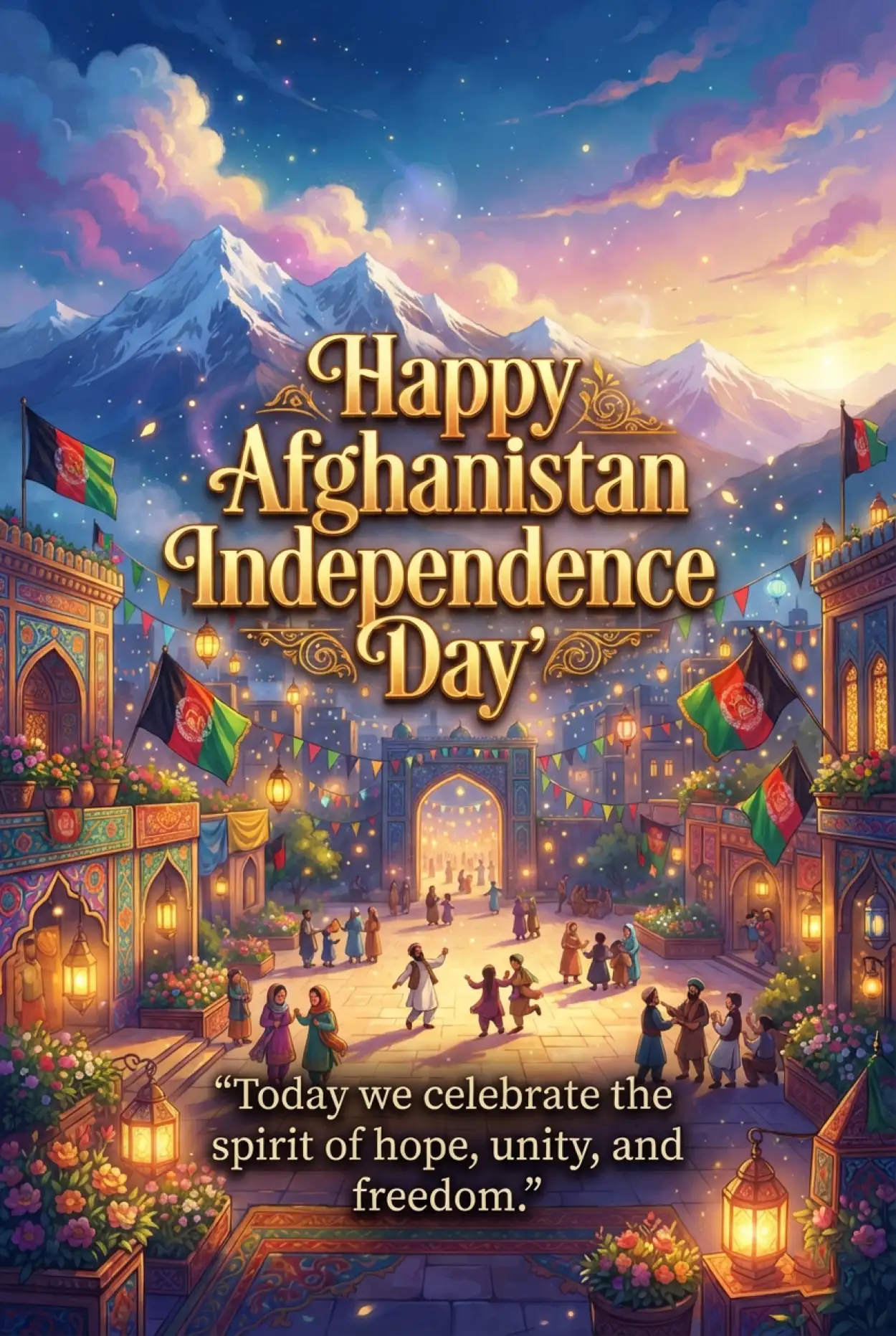 Free Download Afghan Independence Day 2026 Celebration - High Quality Afghan Independence Day 2026 Image