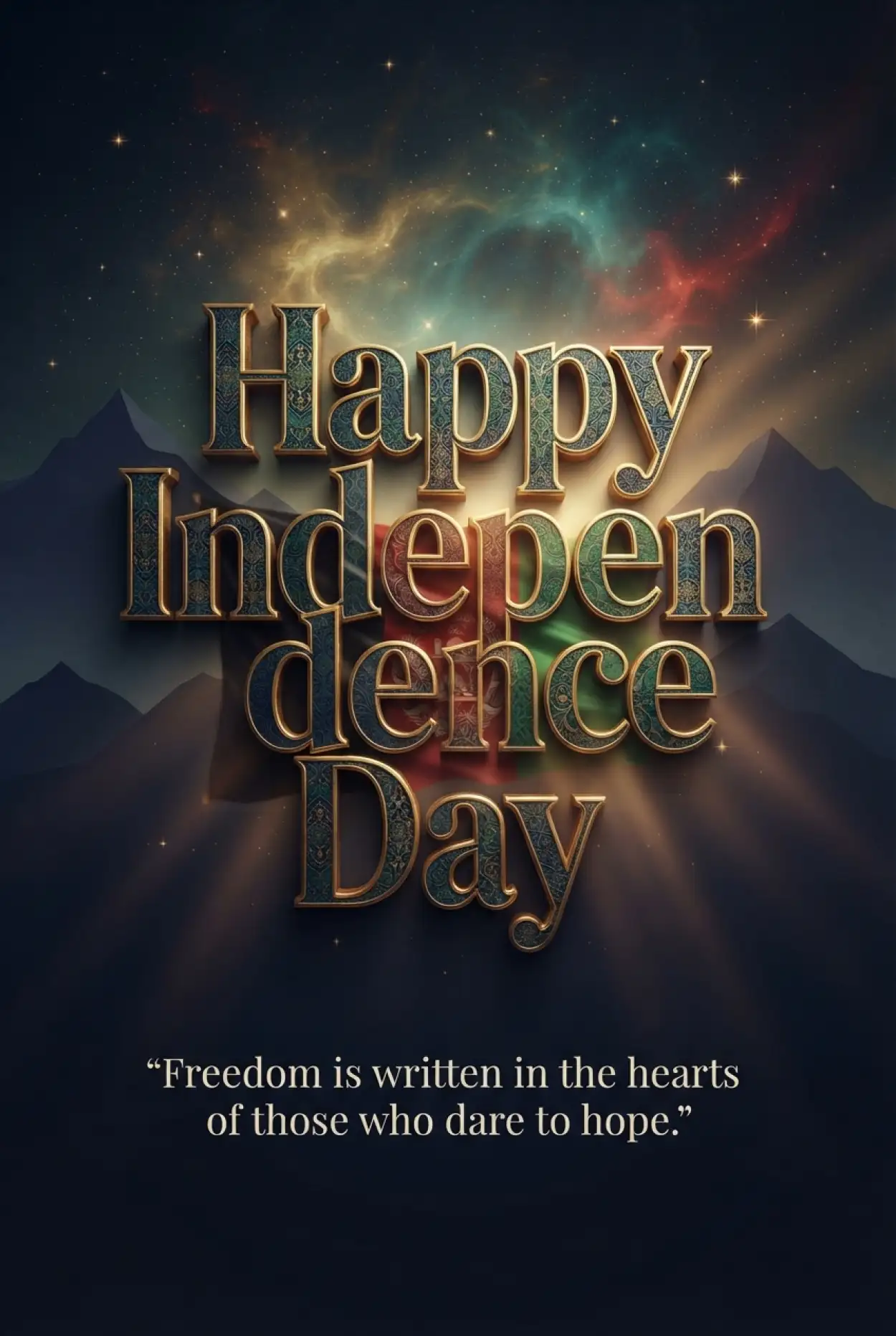 Free Download Afghan Independence Day 2026 Freedom Quotes - High Quality Afghan Independence Day 2026 Image