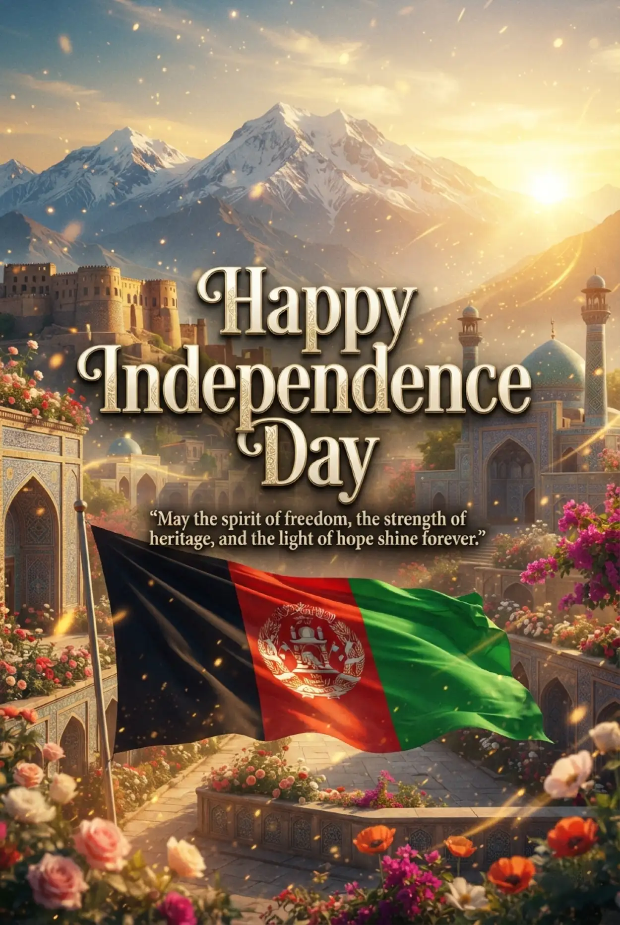 Free Download Afghan Independence Day 2026 Wishes And Quotes - High Quality Afghan Independence Day 2026 Image