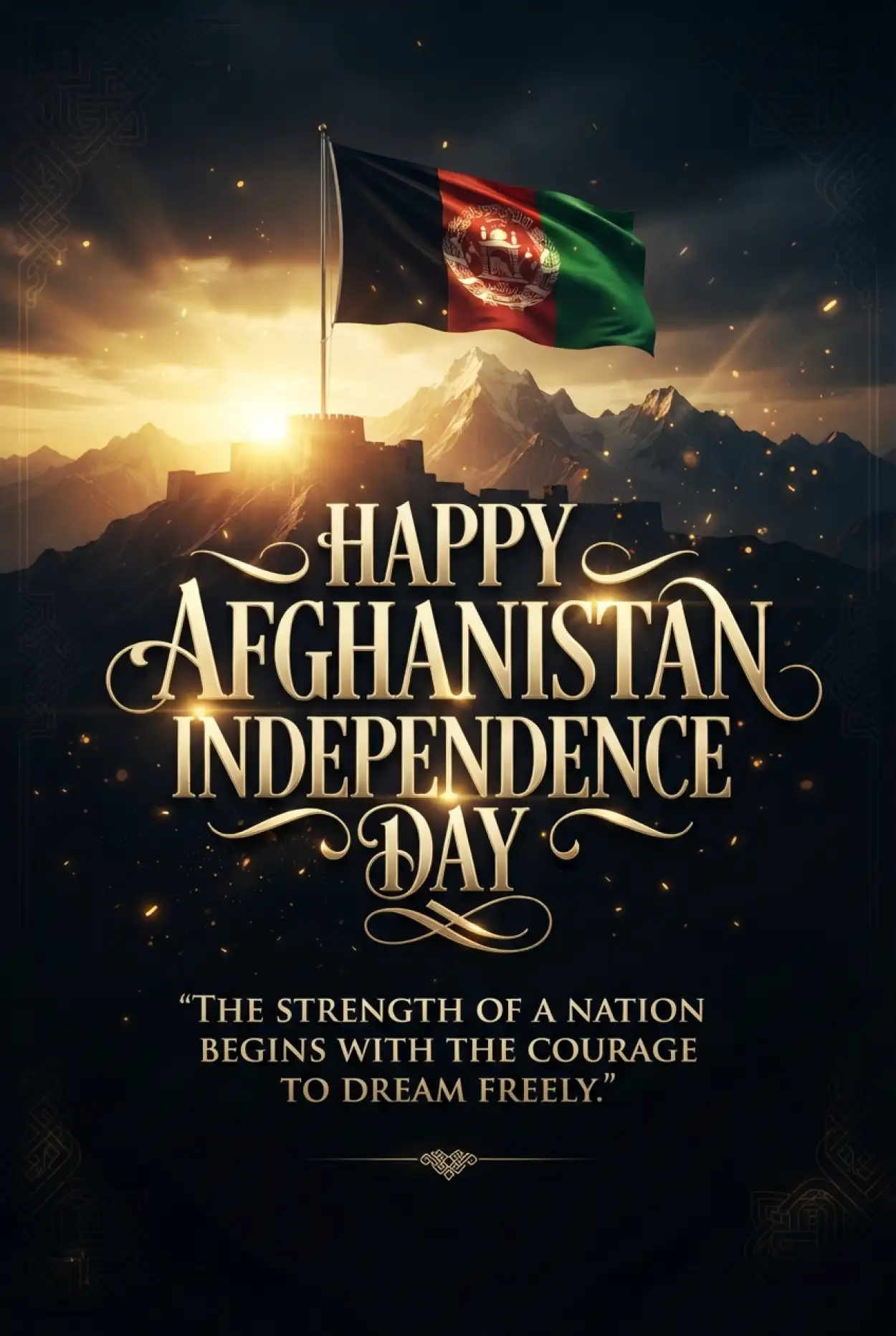 Free Download Afghanistan Independence Day 2026 Poster Download - High Quality Afghan Independence Day 2026 Image