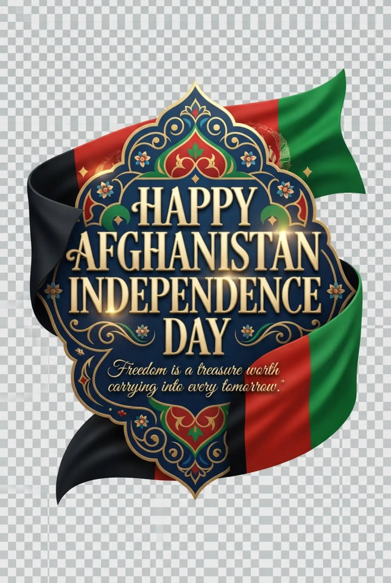 Free Download Afghanistan Independence Day 2026 Vector Png - High Quality Afghan Independence Day 2026 Transparent PNG