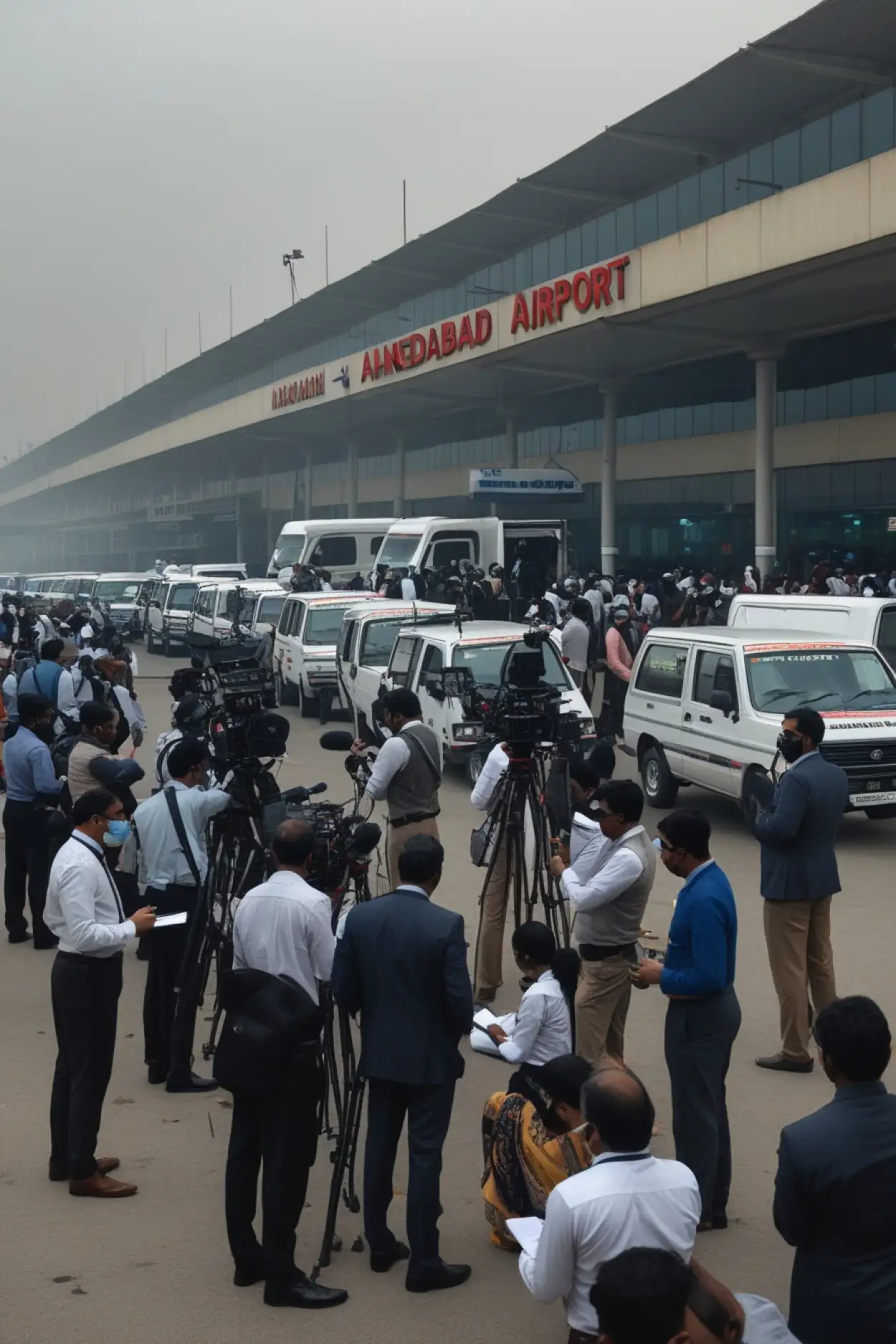 Ahmedabad airplane accident rescue operation