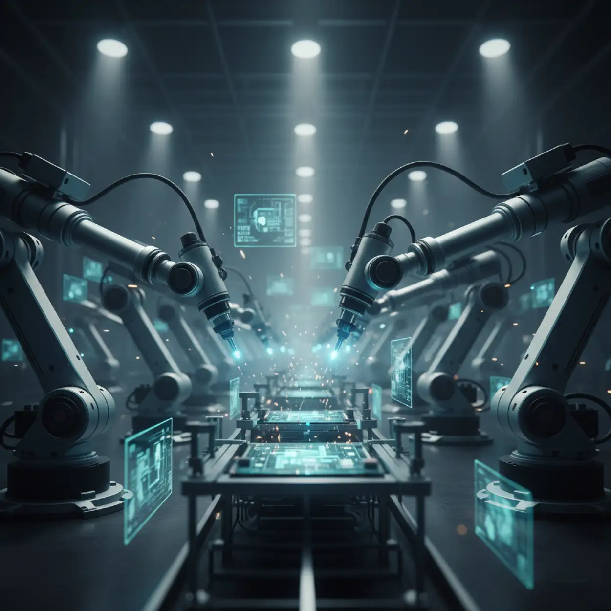 Free Download Ai Automation Business Background - High Quality Ai Business Background Background