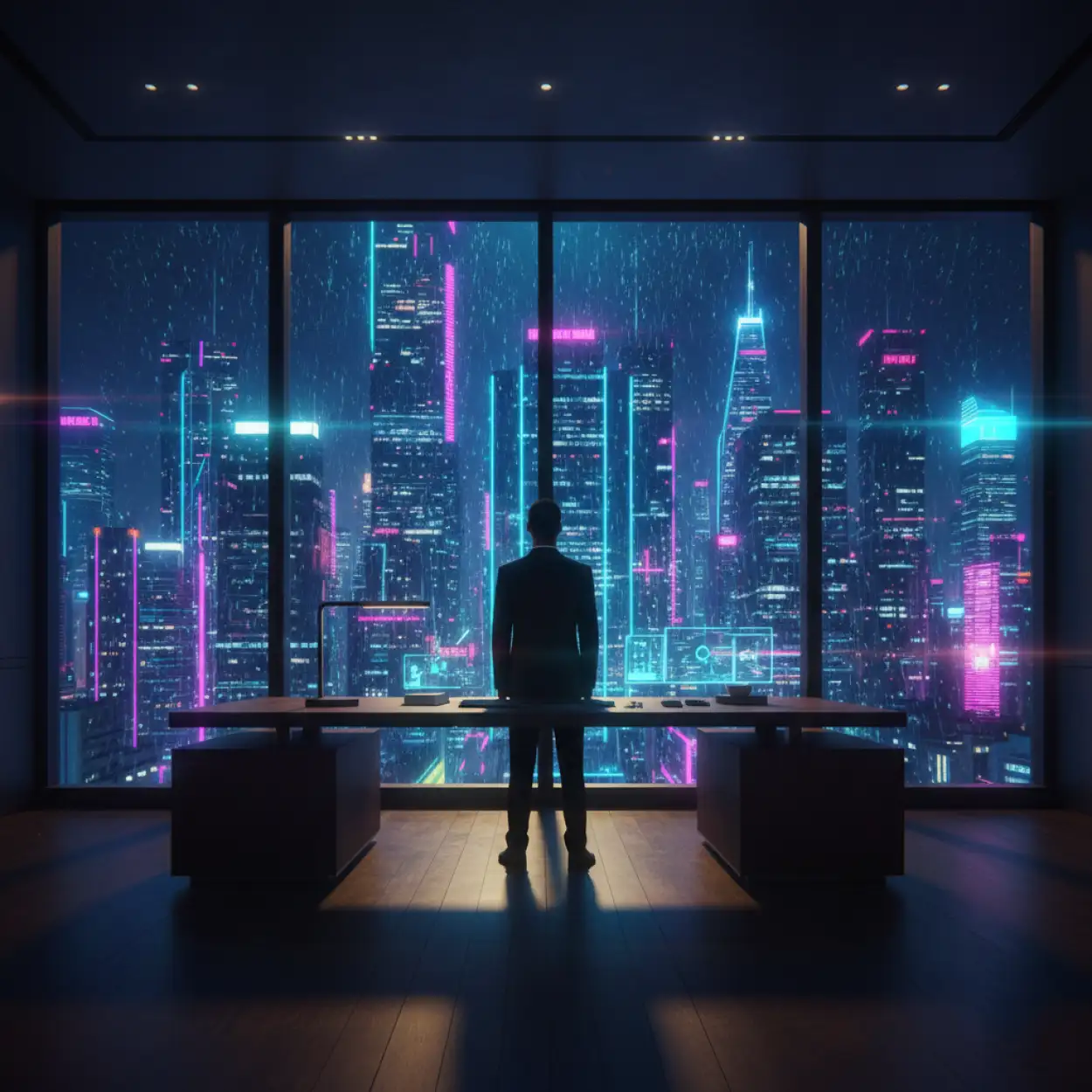 Free Download Ai Business Background Futuristic Corporate - High Quality Ai Business Background Background