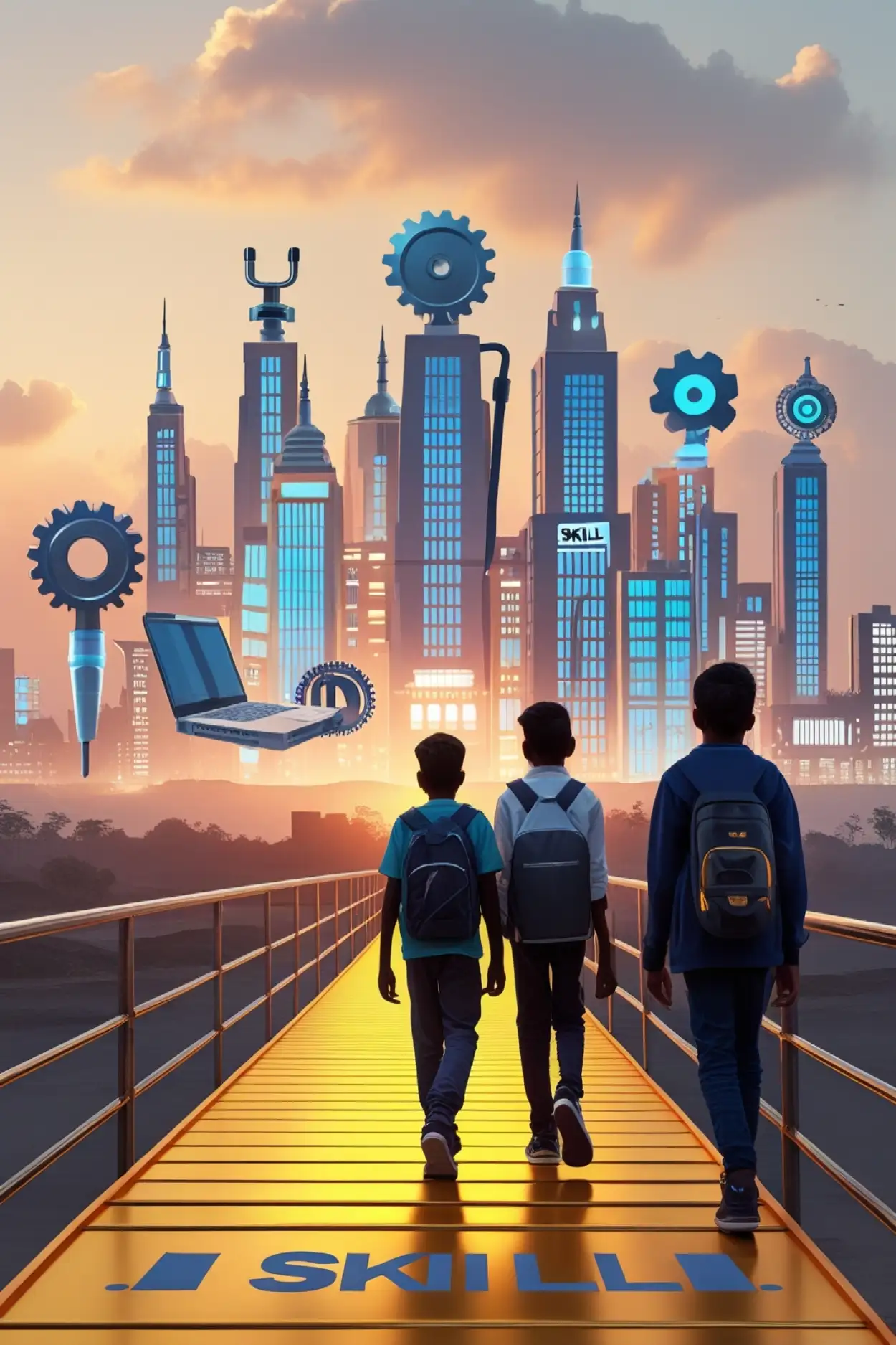 Free Download Ai Generated World Youth Skills Poster - High Quality Rld Youth Skills Day Background