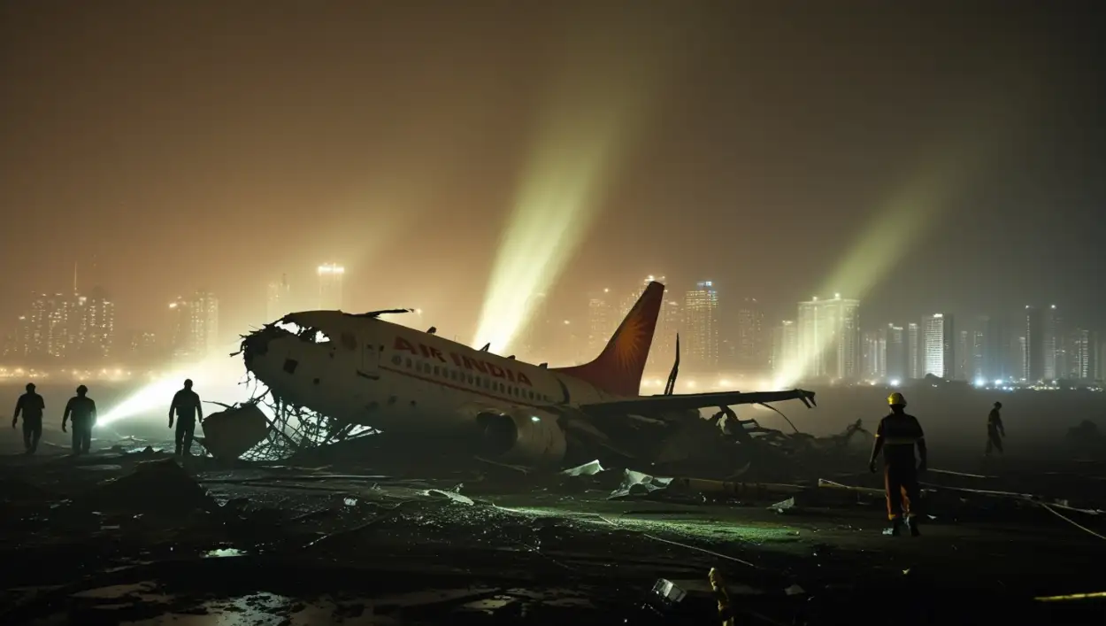 Aircraft crash near Ahmedabad runway
