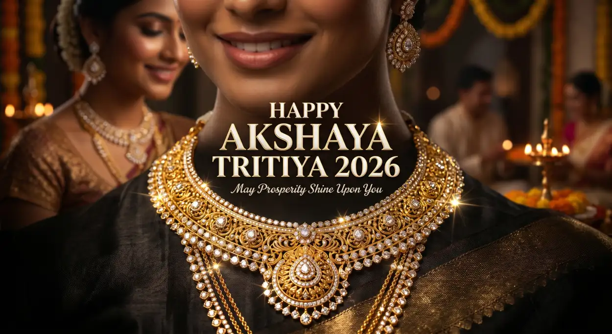 Free Download Akshaya Tritiya 2026 Wishes Advertisement Poster - High Quality Akshaya Tritiya 2026 Wishes Image
