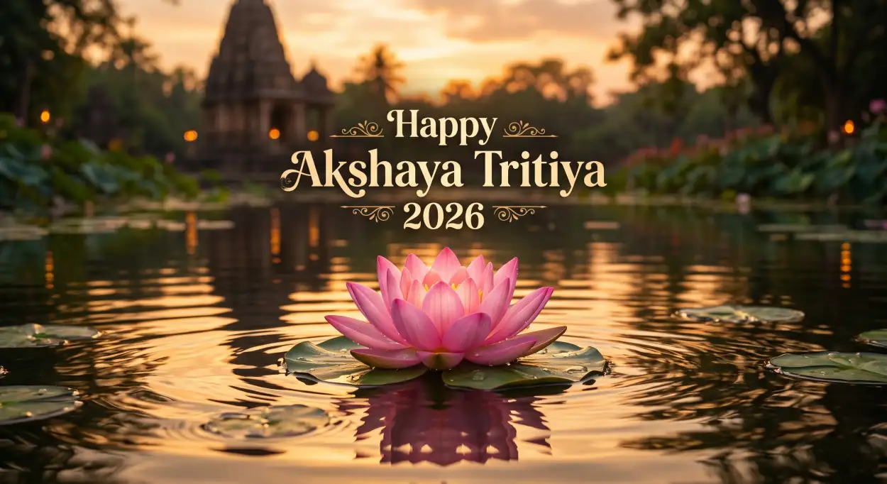 Free Download Akshaya Tritiya 2026 Wishes Canva Template - High Quality Akshaya Tritiya 2026 Wishes Image