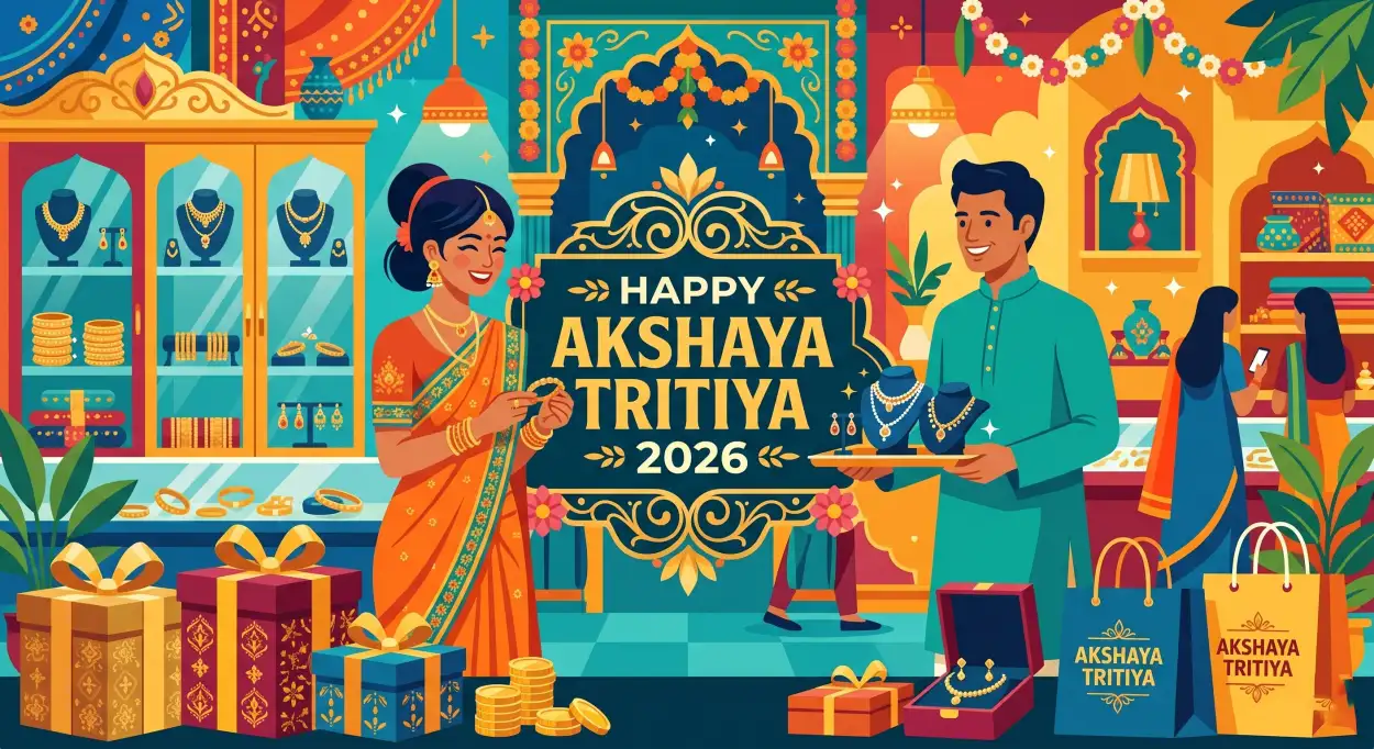 Free Download Akshaya Tritiya 2026 Wishes Ecommerce Banner - High Quality Akshaya Tritiya 2026 Wishes Image