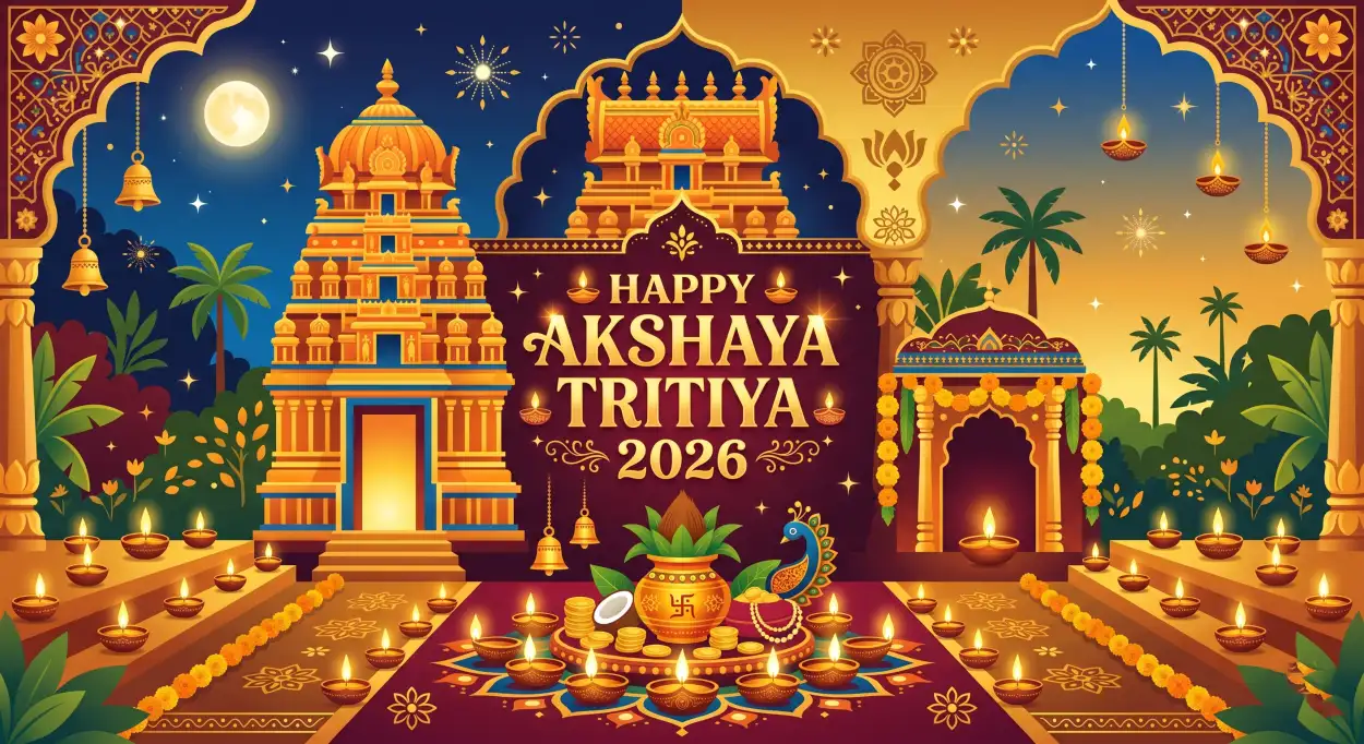 Free Download Akshaya Tritiya 2026 Wishes Festival Greeting Images - High Quality Akshaya Tritiya 2026 Wishes Image