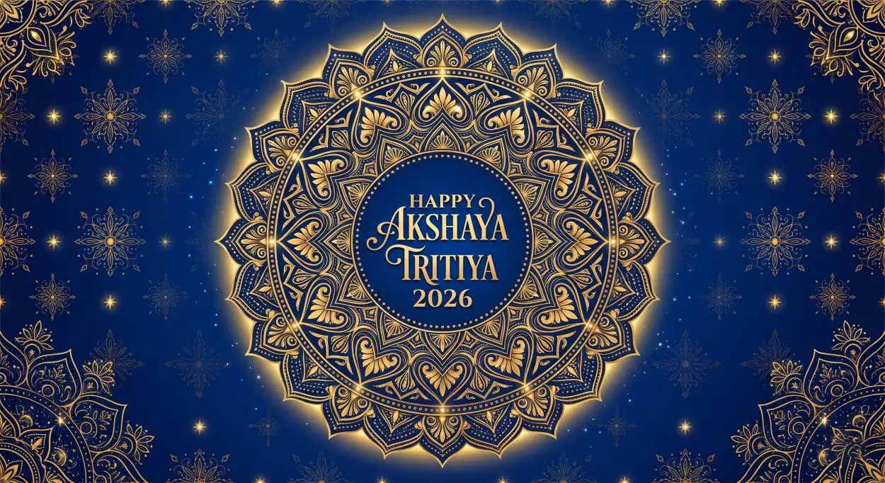Free Download Akshaya Tritiya 2026 Wishes Greeting Card - High Quality Akshaya Tritiya 2026 Wishes Image