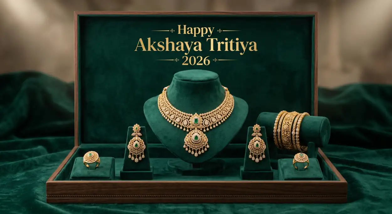 Free Download Akshaya Tritiya 2026 Wishes Jewellery Sale Banner - High Quality Akshaya Tritiya 2026 Wishes Image