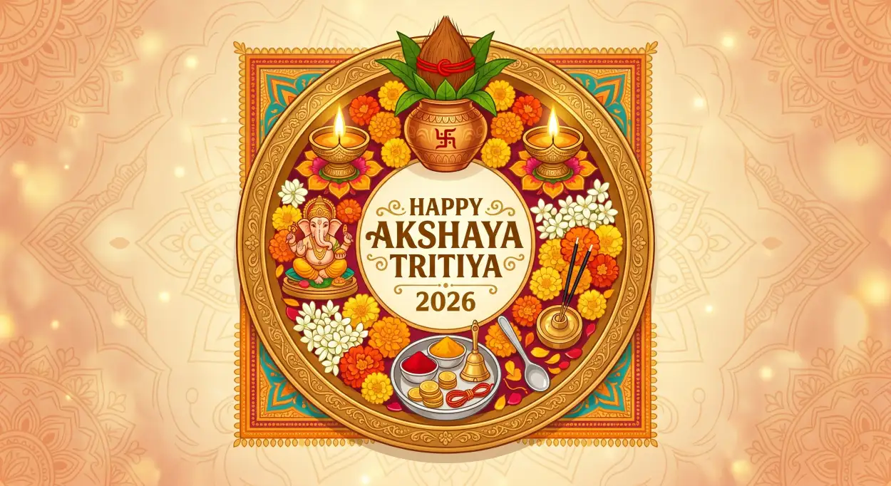 Free Download Akshaya Tritiya 2026 Wishes Message Images - High Quality Akshaya Tritiya 2026 Wishes Image