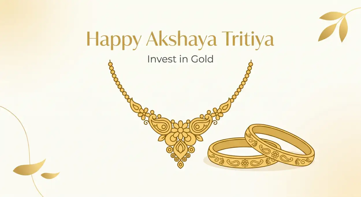 Free Download Akshaya Tritiya Gold Jewellery Sale Banner Design Template - High Quality Happy Akshaya Tritiya 2026 Image