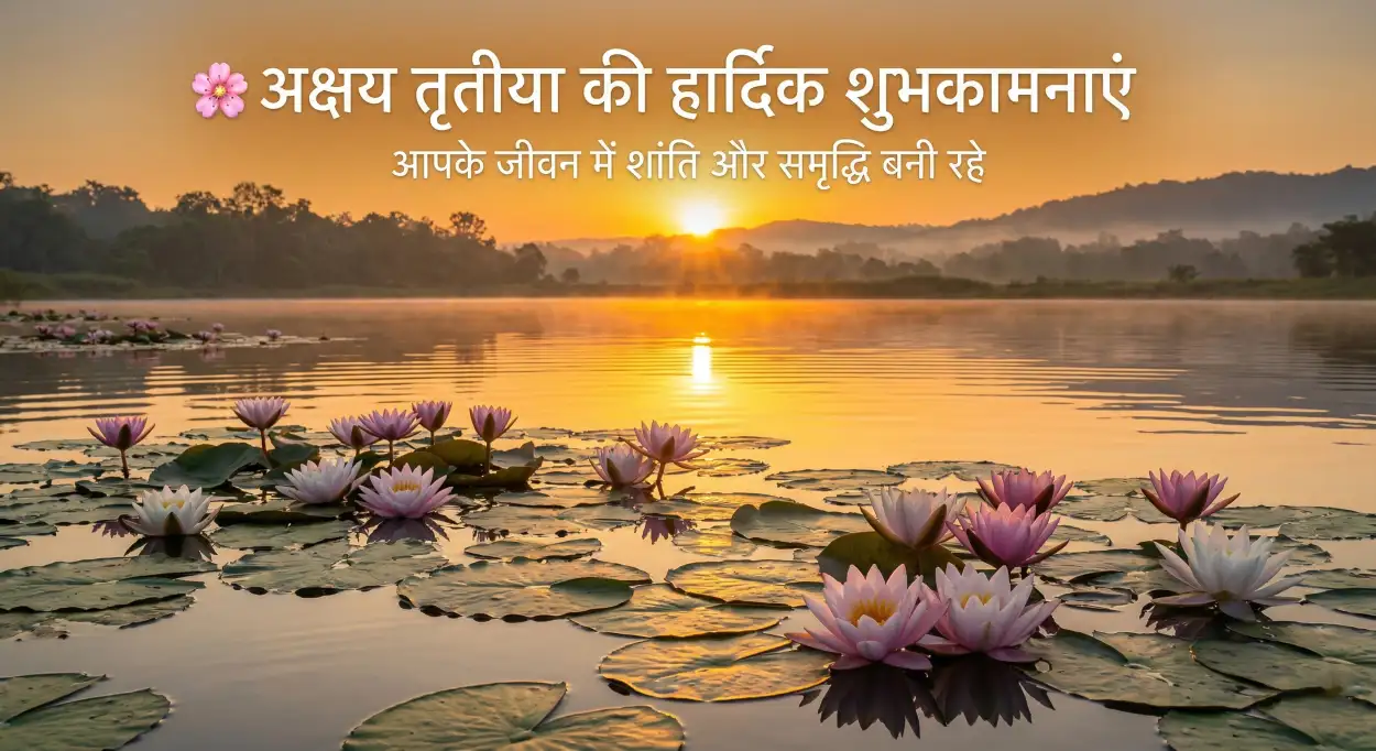 Free Download Akshaya Tritiya Hindi Shayari Images - High Quality Happy Akshaya Tritiya 2026 Image