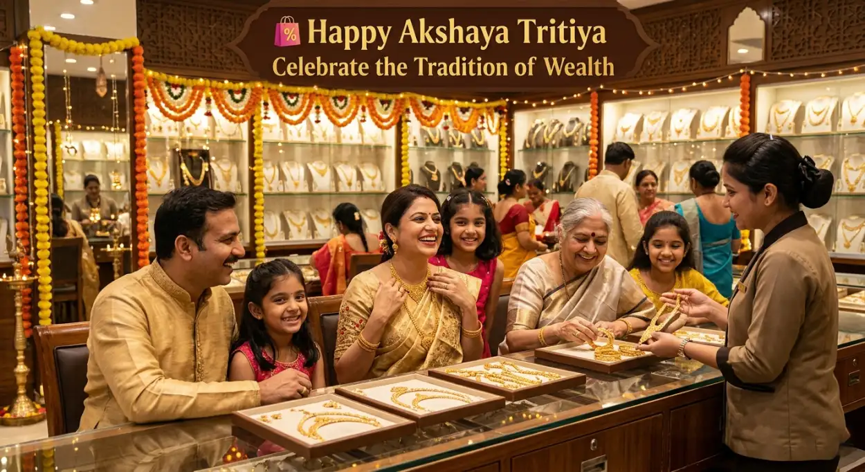 Free Download Akshaya Tritiya Jewellery Social Media Post - High Quality Happy Akshaya Tritiya 2026 Image