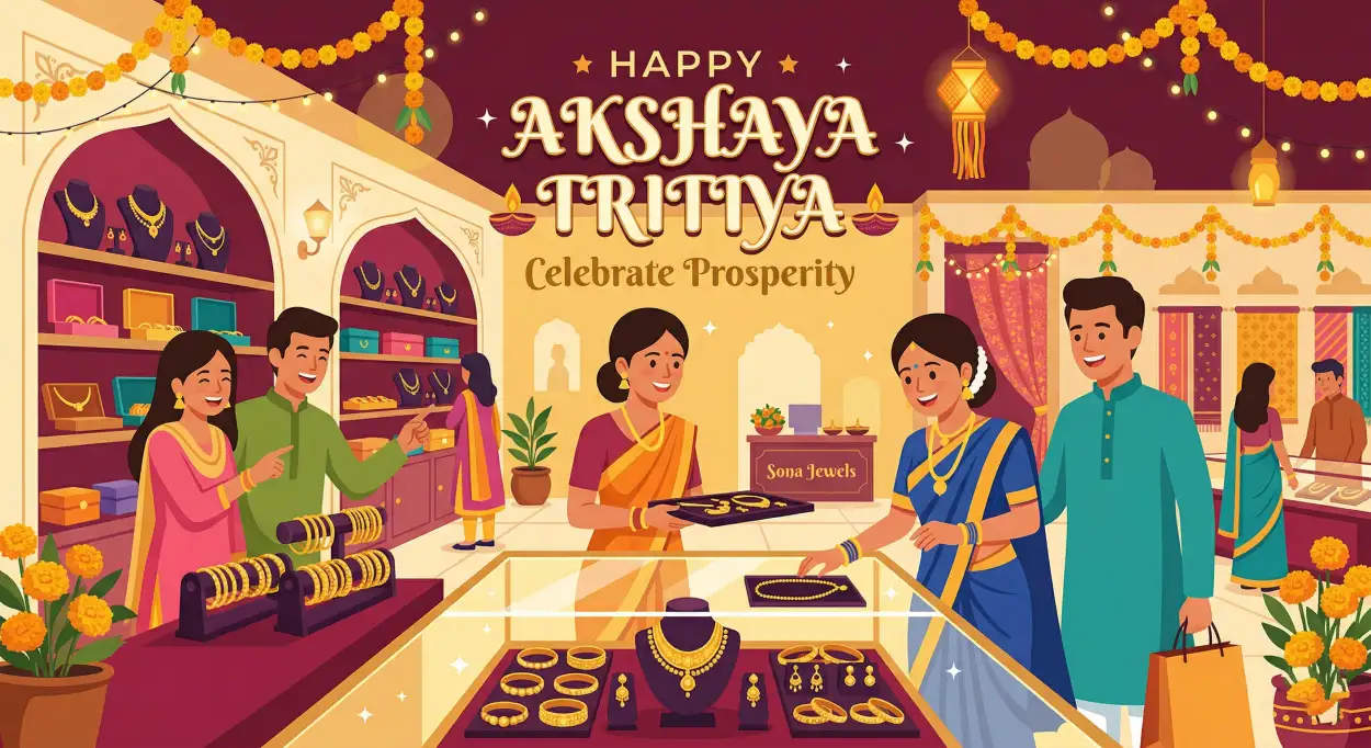 Free Download Akshaya Tritiya Sale Flyer Design - High Quality Happy Akshaya Tritiya 2026 Image