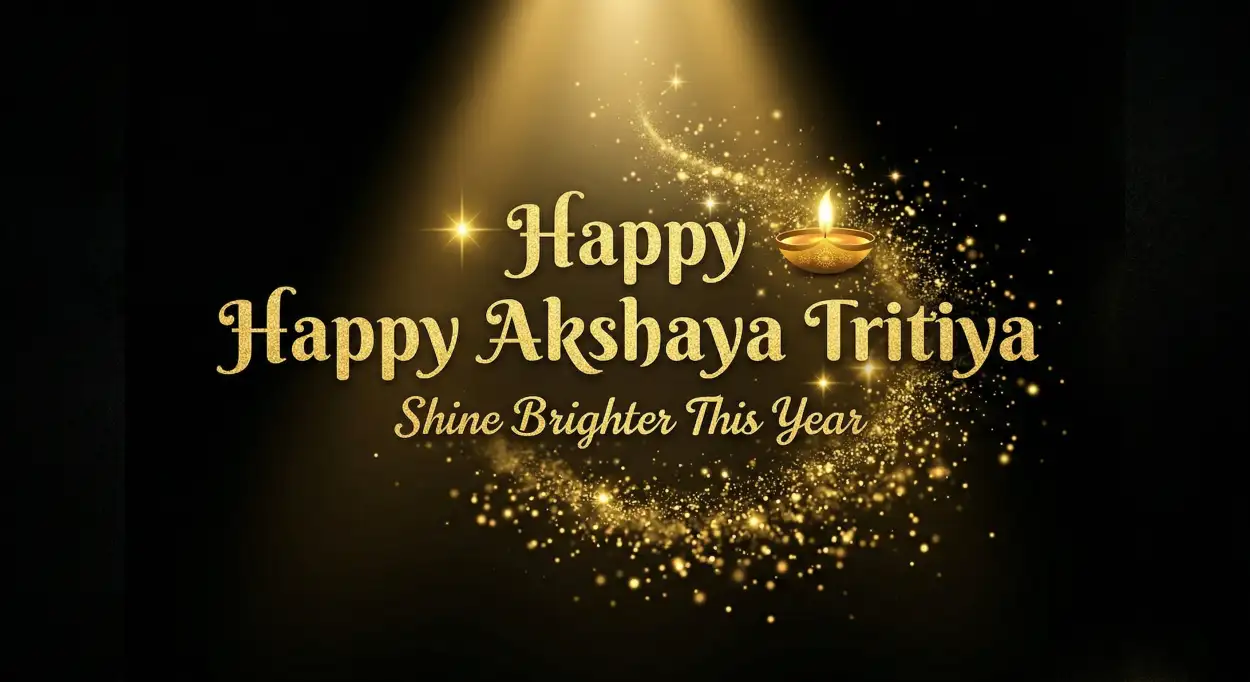 Free Download Akshaya Tritiya Wishes Images Hindi Text - High Quality Happy Akshaya Tritiya 2026 Image