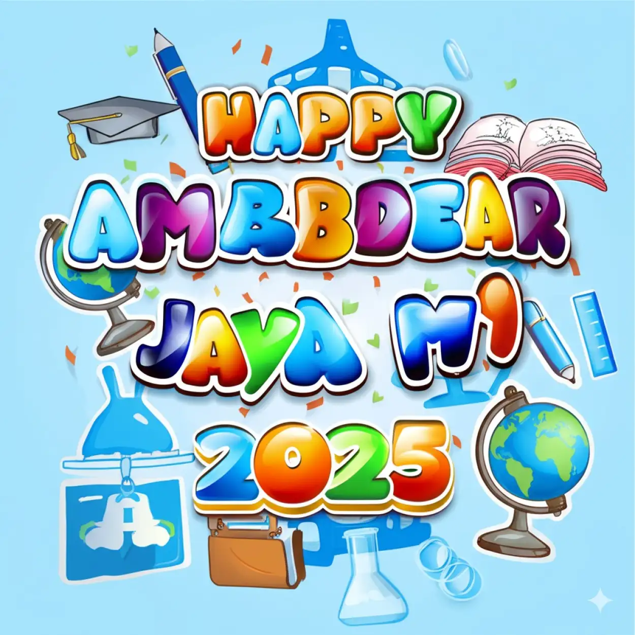 Free Download Ambedkar Jayanti 2025 Image For Banner Printing - High Quality Happy Ambedkar Jayanti 2025 Background