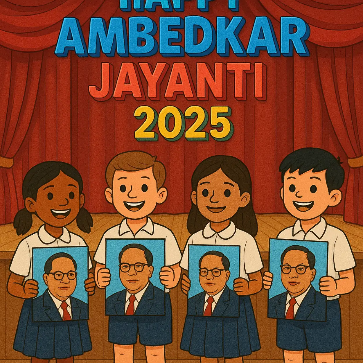 Ambedkar Jayanti 2025 Instagram story background