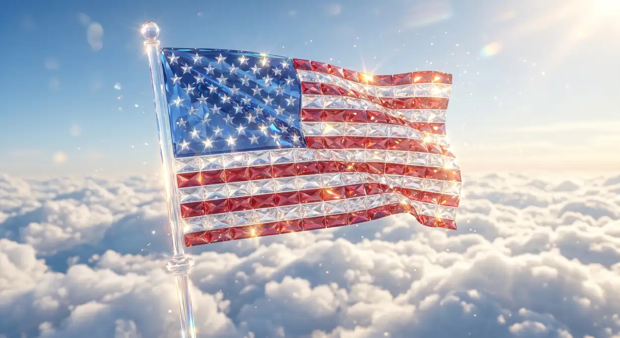 Free Download American Flag Banner Background 4k Wallpaper For Facebook Instagram And Pinterest Posts - High Quality Usa Flag Background Image