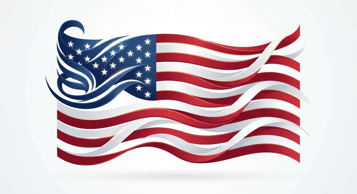 Free Download American Flag Png Clipart For Independence Day Creative Projects - High Quality Usa Flag Transparent PNG