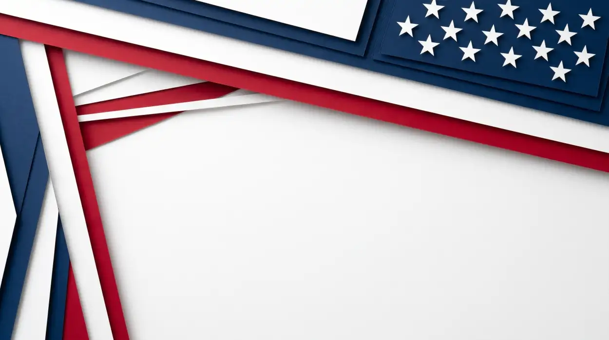 Free Download American Flag Social Media Banner Template With Professional Patriotic Background Artwork - High Quality Usa Flag Background Image