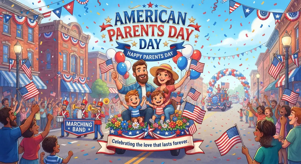 Free Download American Parents Day 2026 Celebration Wishes Images Download - High Quality American Parents Day 2026 Image