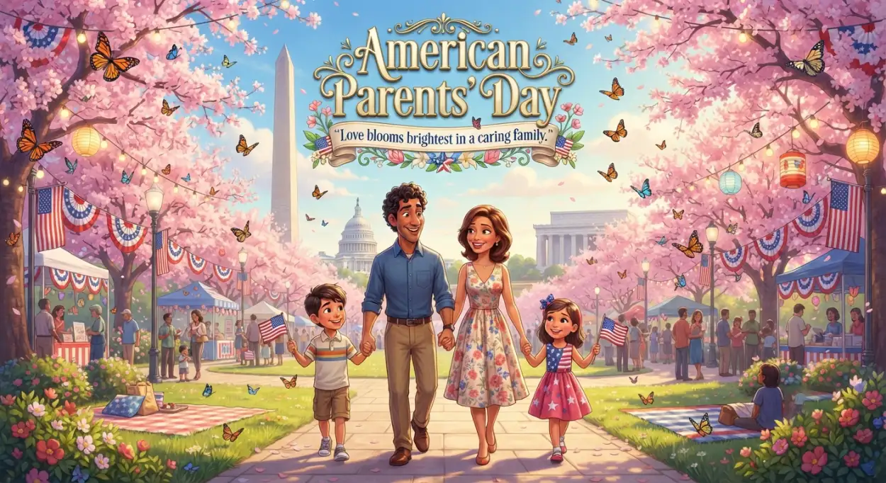 Free Download American Parents Day 2026 - High Quality American Parents Day 2026 Image