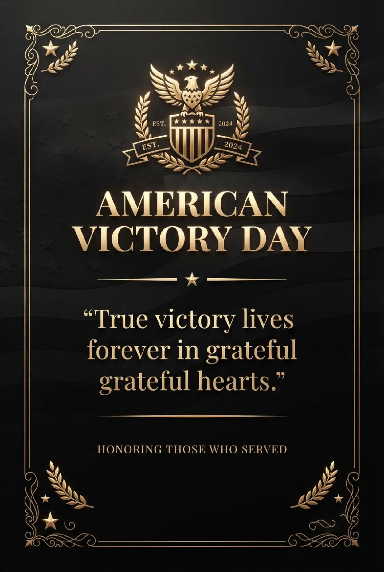 Free Download American Victory Day Messages - High Quality American Victory Day 2026 Image
